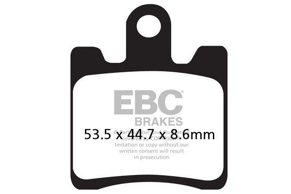 Колодки тормозные дисковые EBC SFA283/4