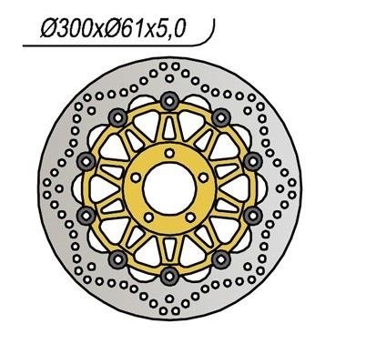 Диск тормозной Ferodo FMD0115RX