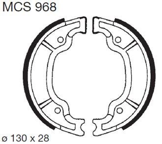 Колодки тормозные LUCAS MCS968