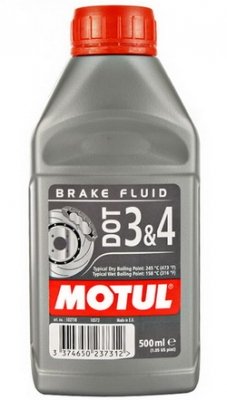 Тормозная жидкость Motul DOT 3&4 Brake Fluid 0.5l