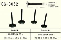 Клапан впускной VESRAH GG-3052-IN