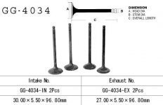 Клапан впускной VESRAH GG-4034-IN