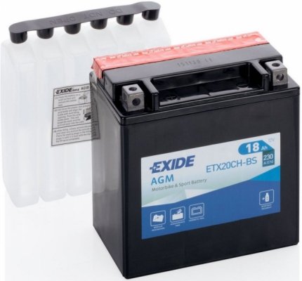 Аккумулятор EXIDE ETX20CH-BS = YTX20CH-BS