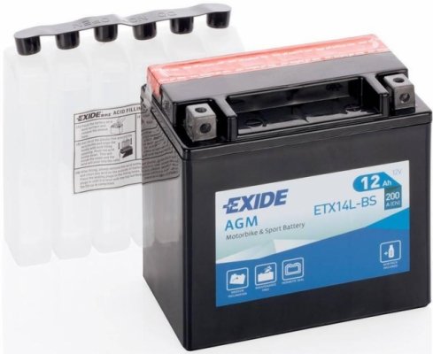 Аккумулятор EXIDE YTX14L-BS = ETX14L-BS