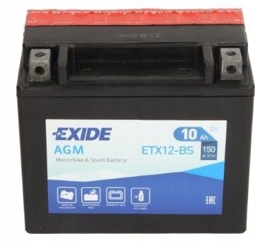 Аккумулятор EXIDE YTX12-BS