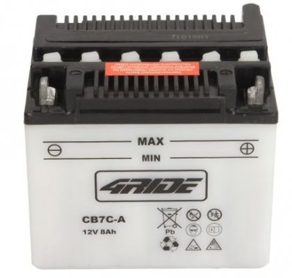 Аккумулятор для мотоцикла 4RIDE CB7C-A (YB7C-A)