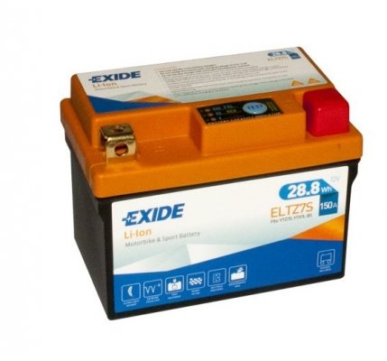 Аккумулятор мотоциклетный литий-ионный EXIDE ELTZ7S (2,4А*ч-150А) (YTZ7S, YTX5L-BS)