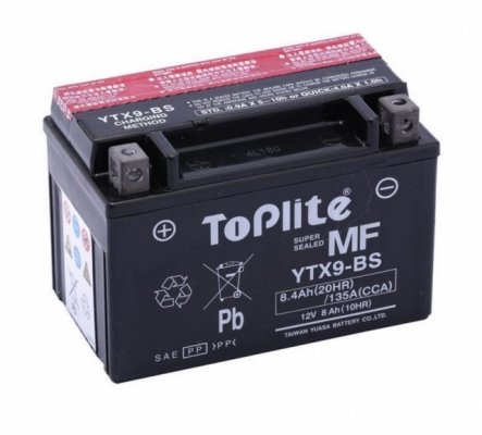 Аккумулятор Toplite YTX9-BS