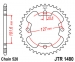 Звезда задняя JT Sprockets JTR1480.38