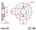 Звезда передняя JT Sprockets JTF740.15