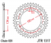 Звезда задняя JT Sprockets JTR1317.43