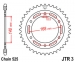 Зірка задня JT Sprockets JTR3.41
