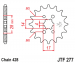 Звезда передняя JT Sprockets JTF277.13