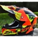 Мотошлем Scorpion VX-15 Evo Air Akra Black-Orange-Yellow L