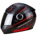 Мотошлем Scorpion EXO-490 Black-Neon-Red M