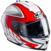 Мотошлем HJC IS-17 Tasman MC1 White-Red XL