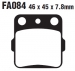 Тормозные колодки EBC FA084TT