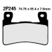 Тормозные колодки Nissin 2P245NS