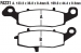 Колодки тормозные дисковые EBC FA231V