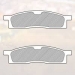 Колодки тормозные Renthal RC-1 Works Brake Pads BP-109