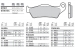 Колодки тормозные дисковые BREMBO 07001