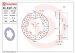 Диск тормозной задний Brembo 68B407F2 (MST392)