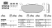 Колодки тормозные BREMBO 07YA27SA