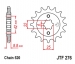 Звезда передняя JT Sprockets JTF276.15