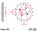 Звезда передняя JT Sprockets JTF253.14