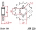 Звезда передняя JT Sprockets JTF339.18