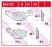 Колодки тормозные TRW LUCAS MCB679SI