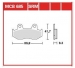 Колодки тормозные дисковые TRW/LUCAS MCB685SRM