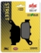 SBS 881HF - комплект задних дисковых колодок HONDA CBF 500 / CB500 X / CBR500 2013-, CB 650 F / CBR 600 2014-, NC 750 2014-, KAWASAKI VERSYS 650 2015-, Z 750 2011-2014, Z 800 2013-2017, SUZUKI SFV 650 GLADIUS 2009-2016