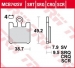 TRW LUCAS MCB742SRQ - тормозные колодки KAWASAKI ZX-6 NINJA, KAWASAKI ZX-10 NINJA, SUZUKI GSX-R1000 