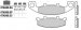Колодки тормозные дисковые BREMBO 07KA09SA