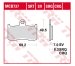 Колодки тормозные дисковые TRW LUCAS MCB737SV