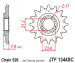 Звезда передняя JT Sprockets JTF1344.13SC для HONDA CRF 250R 18-19