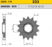 Звезда передняя SunStar SS 32314