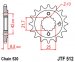 Звезда передняя JT Sprockets JTF512.17RB