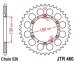 JT JTR460.51SC - звезда задняя KAWASAKI KX/KXF 1984-2020, 520 шаг, 51 зуб, самоочищающаяся