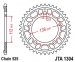 JT JTA1304.44 - легкосплавная задняя звезда HONDA CBR 600F 1999-2000 (JTR1304.44), 525 шаг, 44 зуба 