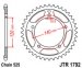 Звезда задняя JT Sprockets JTR1792.43ZBK