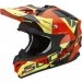 Мотошлем Scorpion VX-15 Evo Air Akra Black-Orange-Yellow L