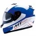 Мотошлем MT Blade SV Boss White-Blue L