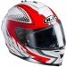 Мотошлем HJC IS-17 Tasman MC1 White-Red XL