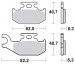 Колодки тормозные Braking BR 936CM44