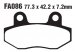 Тормозные колодки EBC FA086 (FDB312)