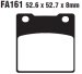 Тормозные колодки EBC FA161V