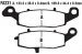Колодки тормозные дисковые EBC FA231V