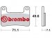 Колодки тормозные дисковые BREMBO 07SU27SC